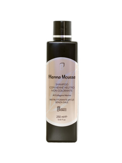 Henna Mousse Shampoo al Collagene Marino 250 ml