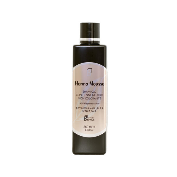 Henna Mousse Shampoo al Collagene Marino 250 ml